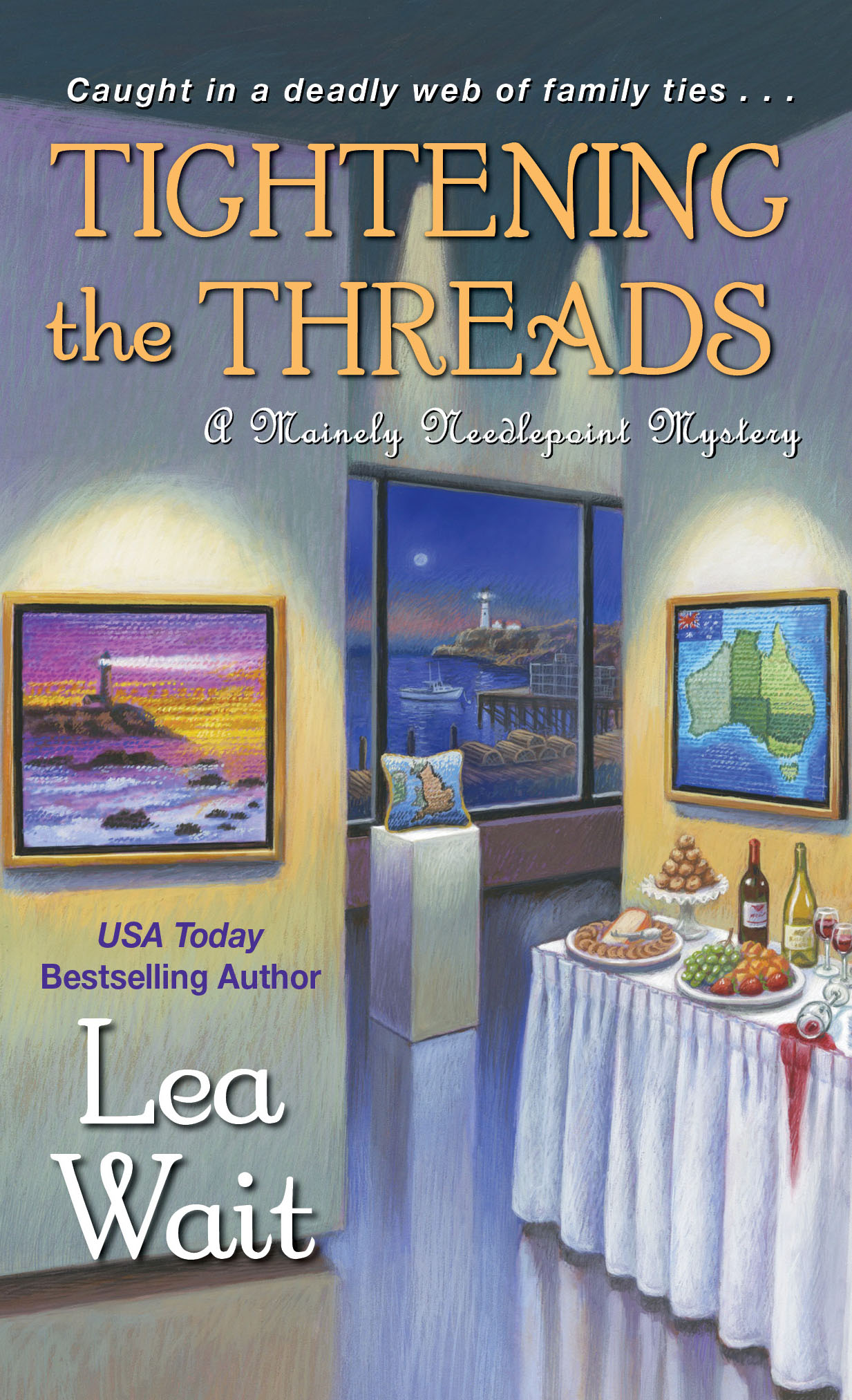 A Mainely Needlepoint Mystery: Tightening the Threads